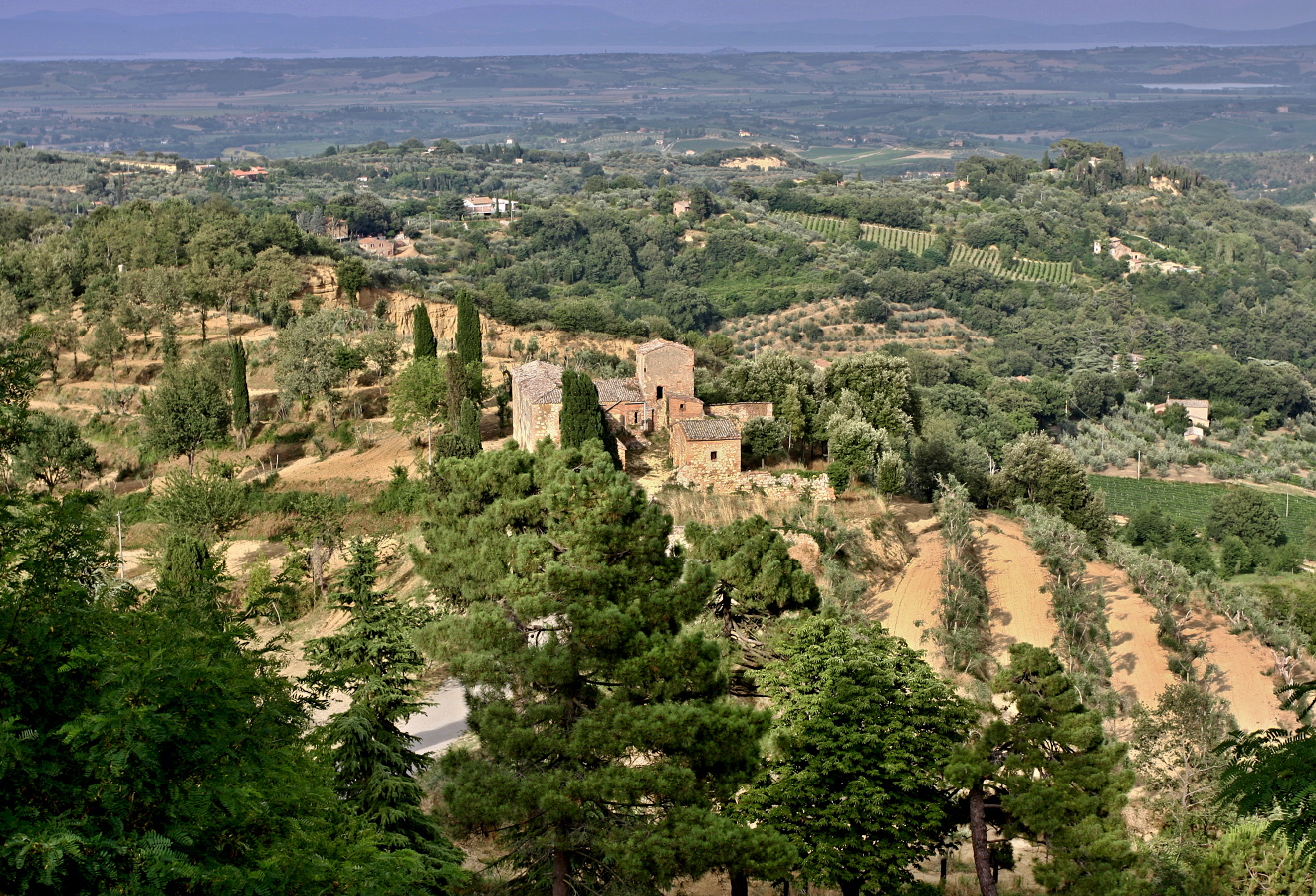 Toskánsko, Montepulciano,výhledy